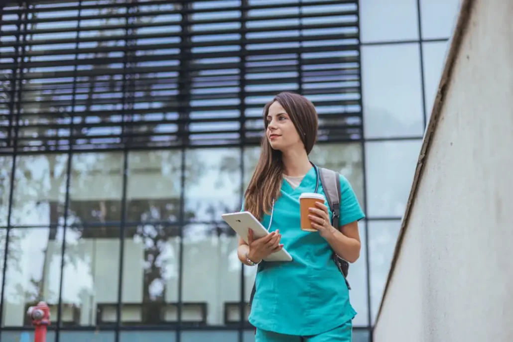 professional nurse at hospital